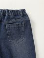 Tween Boy Zipper Fly Pocket Detail Jeans