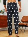 Men's Star Patterned Home Wear Bottoms/pajama Pants