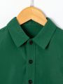Toddler Boys' Casual Simple Short Sleeve Shirt