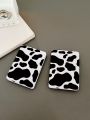 1pc Cow Pattern Foldable Mirror