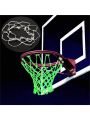 Luminous Basketball Hoop Thickened Replacement Net, Sports Basketball Hoop Net Shoot Training, for Indoor Outdoor Night, for Kid Children