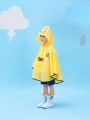 Boys' Cute Bee Shape Yellow Cape With Bee Print Suitable For All Seasons