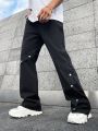 Manfinity EMRG Loose Men's Button Detail Jeans