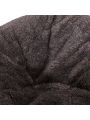 OSQI Greyrock Modern Glam 3 Foot Fur Winter Bean Bag, Brown and Beige