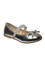 Girls Metallic Ballet Flats with Sweet Bow Decoration - Comfortable and Stylish (Toddler)