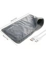 1pc  New USB Low Voltage Graphene Heated Constant Warm Foot Heating Pad Winter office home washable electric heating foot warmer, heating belt electric blanket Waist Warmer Belt