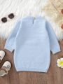 Baby Girls' Cartoon Pattern Sweater Dress