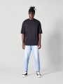 SUMWON Oversized Fit Tee With Front And Back Reflective Print