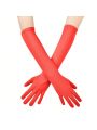 1pair Multicolor Formal & Sun Protection Gloves For Men & Women Driving, Elastic Spandex, Jewelry & Sun Protection For Dancing In The Square Park