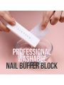 Makartt Nail Buffer Block,120Grit 4pcs Sponge Nail Files for Natural Nails Profenssional Washable White Buffer Polisher Sanding Buffer for Acrylic Nails Manicure Tools for Salon Beginner