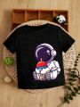 Baby Girl Astronaut Print Tee