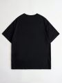 Men's Plus Size Pattern Printed Round Neck T-shirt