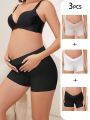 Maternity Solid Color V-Shaped Waist Flat Angle Underwear