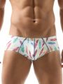 Men'S Feather Printed Trunks