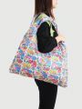 Guilherme da Matta  Street Style Personality Interesting Cartoon Pattern Large-Capacity Shopping Tote Bag