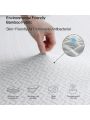 3 Inch Memory Foam Mattress Topper Cooling Gel Infusion Ventilated Design Removable Bamboo Breathable and Washable Cover with Strap