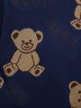 SHEIN Boys Baby Bear & Letter Pattern Sweater