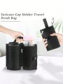 Luggage Travel Cup Holder Durable Free Hand Travel Luggage Drink Bag Travel Cup Holder Fits All Suit