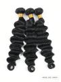 3pcs Loose Wave Bundles Natural Color 12-28 Inch Remy Human Hair Extensions For Women