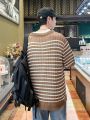 Men'S Casual Striped Knitwear Sweater
