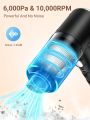 Teckwe Car Vacuum Cleaner,Wireless Handheld Household Car Vacuum Cleaner,Mini Dust Blower For Home & Auto,Strong Suction & Rechargeable