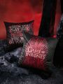 Game of Thrones X SHEIN Game Of Thrones Co-branded Double-sided Velvet Pillowcase