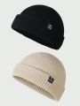 Prismatic Plum 2 Casual Outdoor Tags Men's Knitted Hat
