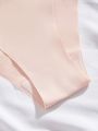 Seamless Valentine'S Day Women'S Alphabet Splicing Strap Triangle Panties 4 Colors/Set
