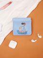 Emi Bee Blue Cartoon Earphone Data Cable Charger Multifunctional Storage Bag
