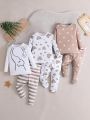 Baby Boy's Animal Star Striped Print Homewear Set