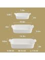 Porcelain Bakeware Set for Cooking, Ceramic Rectangular Baking Dish Lasagna Pans for Casserole Dish, Cake Dinner, Kitchen, Banquet and Daily Use, 13 x 9.8 inch(Yellow)