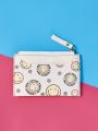 Happy Doodle Co Floral & Cartoon Graphic Card Holder