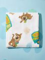 SCOOBY-DOO X SHEIN Soft And Cozy Double-Layered Baby Blanket, Sofa Blanket, Bath Towel, Multi-Purpose