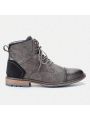 Men's Stylish And Comfortable Lace-up Moto Boots