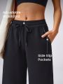 GLOWMODE Women'S Drawstring Waist With Pockets Sports Pants