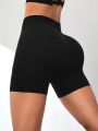 Yoga Basic Women's Sports Yoga High Waist Belly Lift Butt Shorts