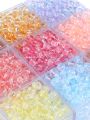 50pcs/8mm DIY Beads,Glass Jelly bubbles Round Beads Handmade DIY Bracelets Necklaces Mobile Phone Chains Bracelets Jewelry Loose Beads Jewelry Accessories