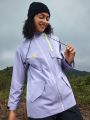 In My Nature Women's Outdoor Hooded Raincoat With Flip Design