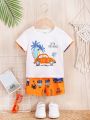 Infant Boys' Casual Cute Printed Outfit