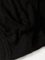 3pcs/Set Men'S Striped Webbing & Hollow Out Triangle Boxer Shorts Combination