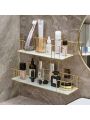 Bathroom Shelf, No Drilling Wall Mounted Shower Shelf Organizer For Cosmetic, Toiletries