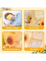 Ponamfo Get Well Soon Gifts Basket - 15Pcs Sunflower Gifts Sending Sunshine  Birthday Gifts for Women Friendship  Care Package Unique Gifts Box for Thinking of You Her Sister Best Friend