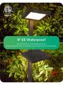 EDISHINE Low Voltage Landscape Lights, 5.6W 151LM 3000K Waterproof LED Pathway Lights, 50,000 Hrs Outdoor Landscape Lighting for Yard, Garden, Walkway, Die-cast Aluminum Housing, ETL Listed 4 Pack