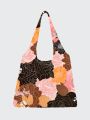 Safia Judd Flower Print Canvas Tote Bag