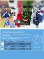 ATARNI Kids Winter Thermal Sports Gloves Full Palms Anti-slip Gloves Anti-static Breathable Touch Screen Gloves for 4-12 Years Old Boys Girls