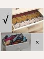 1pc Closet Organizer Drawer Divider 3 Size For Socks/Ties/Underwear/Belt/Bra/Shirt/Towel
