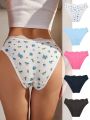 SHEIN Ladies Lace Patchwork Triangle Panties
