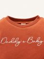 Cozy Cub Baby Boys 2pcs Letter Graphic Bodysuit