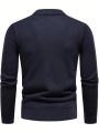 Men's Stand Collar Thickened Sweater