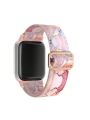 St.siabe Women's And Men's Fashionable Printed Elastic Nylon Sliding Buckle Watch Band, 1pc, Compatible With Apple Watch Band 38mm 40mm 41mm 45mm 44mm 42mm 49mm, Soft, Comfortable And Breathable Wristband, Replacement Strap For Watch Ultra Series